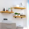 12 Pack - 12 inch Black Hidden L Shelf Bracket
