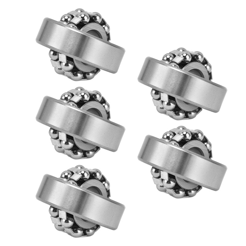 10Pcs Self Aligning Ball Bearings Double Row Radial Balls Bearing