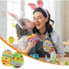 HERZONE 18 Pieces Easter Crafts Children, DIY Easter Decoration Craft
