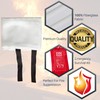 1Above Large 1x1M Fire Blanket Quick and Easy Unfolding Fire