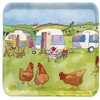Glamping - Caravan/Camping - Emma Ball Colourful Square Melamine Tray