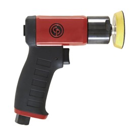 Chicago Pneumatic CP7201P - Kit - 3 Inch (75 mm) Air Polisher, Pistol Handle, Hook & Loop - 2,500 RPM
