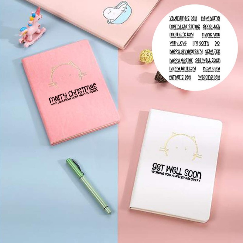 Greeting Words Transparent Stamps Sentiments Sayings Phrase Greetings Clear Stamps