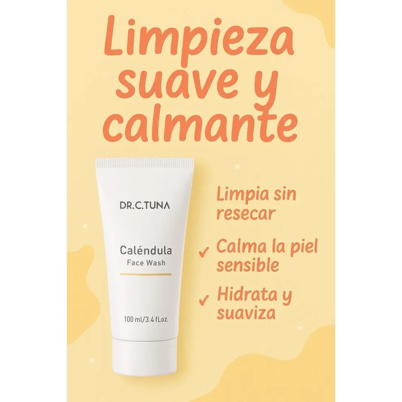 Limpiador Facial De Caléndula Farmasi Piel Seca / Sensible