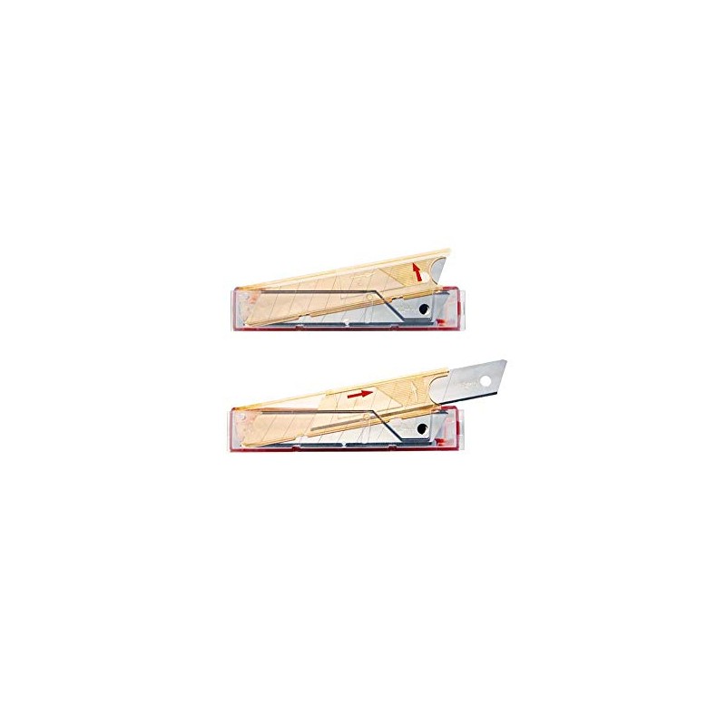 Lutz Cutter Blades, Snap-Off Blades 18 mm Titanium Ages 2