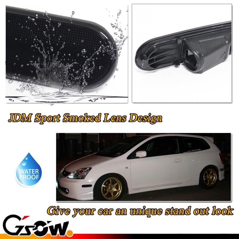 GSOWO 2 PCS for 2002 2003 2004 2005 Honda Civic