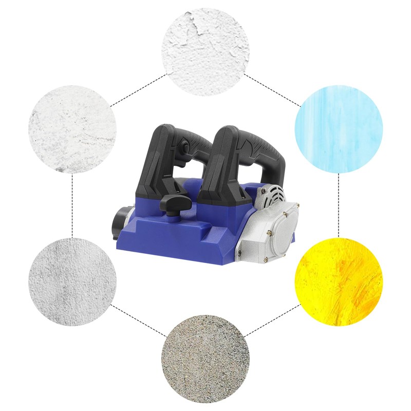 HAPPCUCOE 1300W Electric Wall Planer,Power Hand Planer Adjustable Depth,Planing Depth