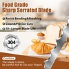 Adjustable Bread Slicer for Homemade Bread,Bread Knife With Slicing Guide