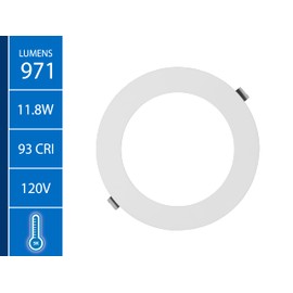NICOR Lighting REL Series 6-inch Round White Canless LED Downlight in 5000K (16 Pack) (REL611205KRDWH-16PK)