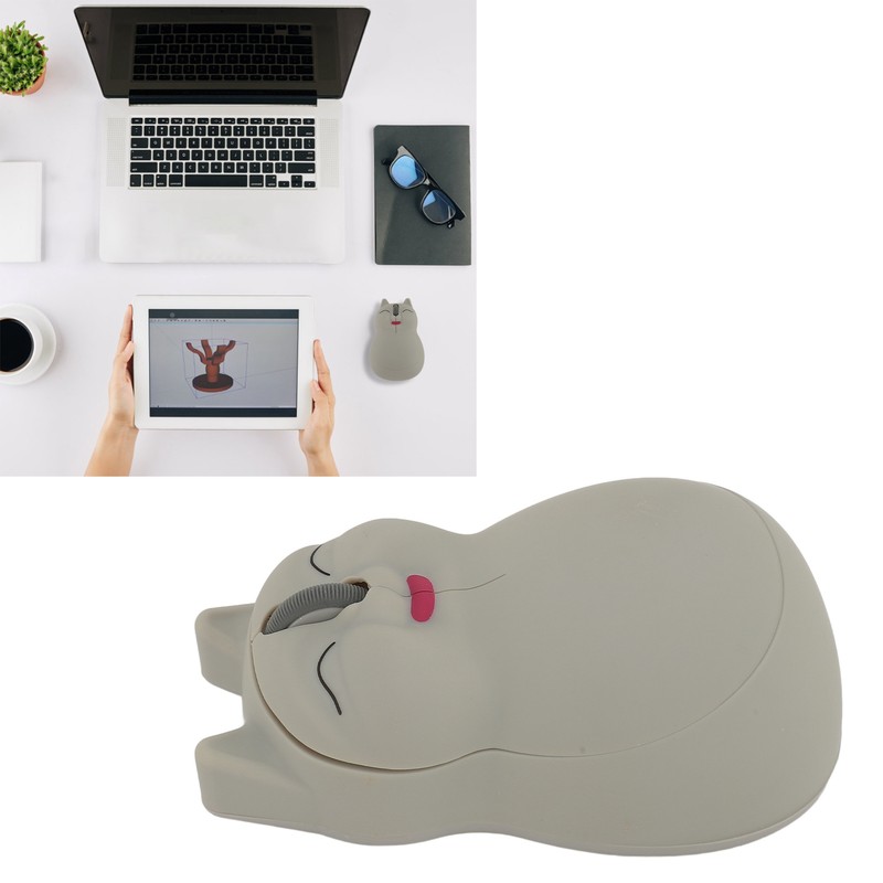 Cat Shape Wireless Mouse 2.4 GHz USB 1600 DPI Optical