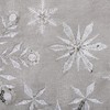 OWENIE Christmas Table Runners, Snowflake Silver Grey Table Runner, Xmas