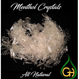 GreenHealth 16 OZ Menthol Crystals 100% PURE - Natural  1 Pound - GreenHealth