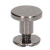 100 Sets Metal Chicago Binding Screws Electroplated Brass Arc Surface