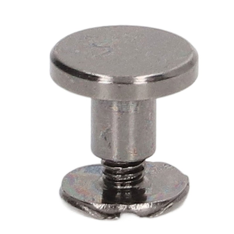 100 Sets Metal Chicago Binding Screws Electroplated Brass Arc Surface