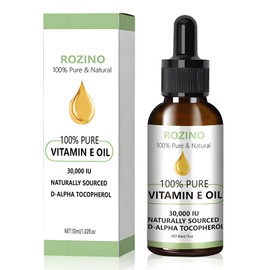Vitamin E Öl, Vitamin E Öl Bio für Kosmetik, Straffung Prallen Haut, Reines VitaminE-Oil Tropfen für Haut, Narben, Gesicht & Körper - 30ml