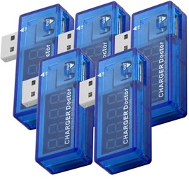 AZDelivery 5 x USB Charger Doctor Multimeter Charger Detector Power Meter Voltage Meter Digital Voltmeter