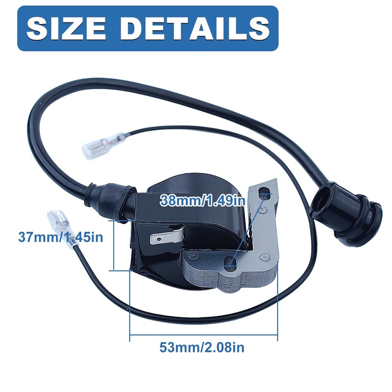 AUMEL Ignition Coil Spark Plug Kit For Husqvarna 395 394