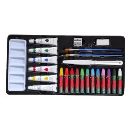 Generic Misorel Set De Arte Con Accesorios, Pinturas Al Oleo Colores Pastel