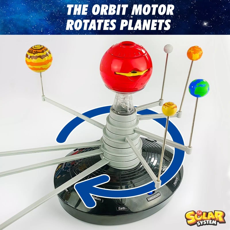 Solar System Model Kit for Kids with Planetarium Projector