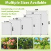 2PCS Large Fruit Tree Netting with Drawstring and Zipper, 8