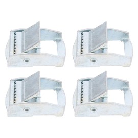 4Pcs Zinc Alloy Buckle Cam Flap Buckles Packing Buckle Carabiner for Heavy Duty Tie‑Down Cargoes Strap (20mm)