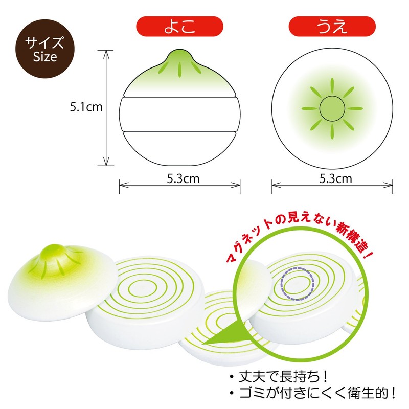 First Play House, Onion, Magnet, Wooden Toy, Educational Toy, Play
