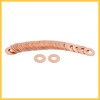 REPAIROCK 40pcs 6mm Inner Dia Copper Washers Flat Sealing Gaskets