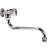 Sanixa GO700700 Cold Water Wall Valve, Chrome-Plated Brass, Pivoting Spout,