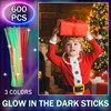 Libima 600 Pcs Glow Sticks Bulk with 600 Connectors 8