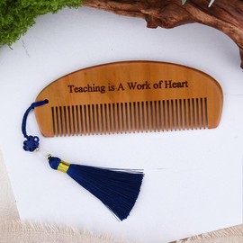 Thank You Gifts for Mentor Teacher Appreciation Natural Wood Comb Gifts for Teachers Mentor Birthday Graduation Retirement Gifts for Teacher End of Year Gifts