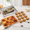 P&P CHEF 16 Inch Stainless Steel Baking Sheet with Rack