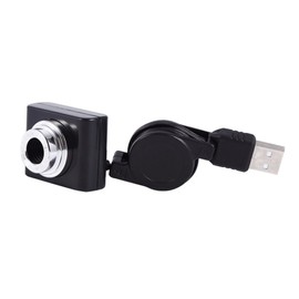 Operitacx USB Webcam for Live Teaching Durable USB Camera with Automatic Gain Control and Balance No Driver Installation Easy to Use Black