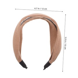 OHPHCALL Wide Tooth Non-Slip Headband for Women 1 Piece Elegant Hair Accessory Comfortable and Stylish for Daily Wear and Parties