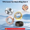 Wacanc 4 Pack TPU Cover Compatible with Oura Ring Gen