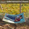 CHULIM 12 FT Double Quilted Fabric Hammock with Spreader Bars
