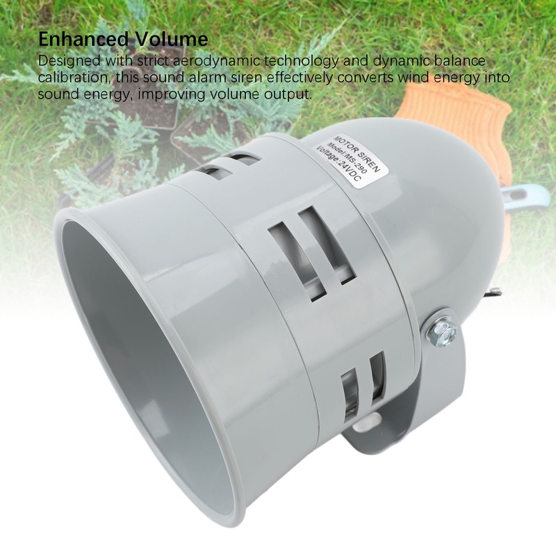 Electric Motor Siren 116dB Fire Alarm Buzzer Sound Alarm Horn