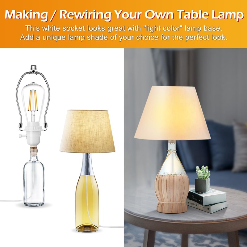 Make a Lamp or Rewire Kit,DIY Bottle Lamp Wiring Kit