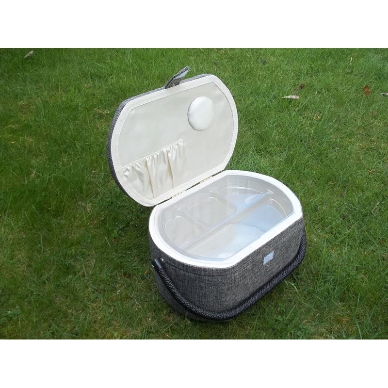 Sewing Box Sewing Basket with Sewing Kit Sewing Storage/Blue/Multi-colour