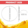 6 PCS Replacement Gaskets Healthy & Environmentally Friendly Rubber O