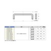 Sugatsune Industry (100036737) H-29-128-SS/Stainless Steel Handle H29128SS