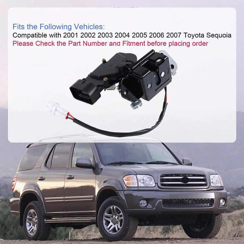 Gearzaar For 2001-07 Toyota Sequoia Rear Tailgate Hatch Lock Actuator