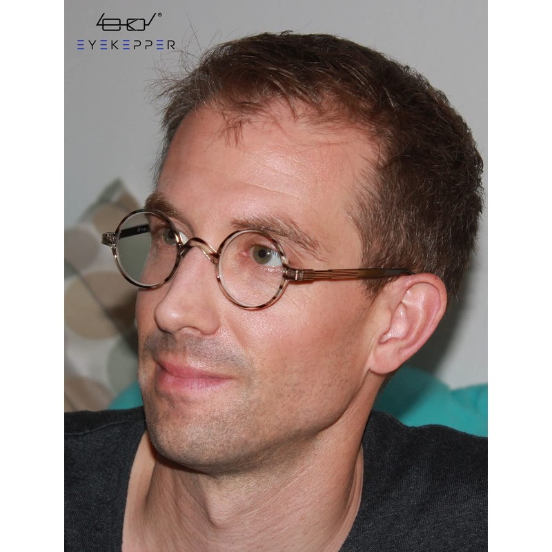 Eyekepper Runden Lesebrille ein wenig groß als Vintage Professor Oval