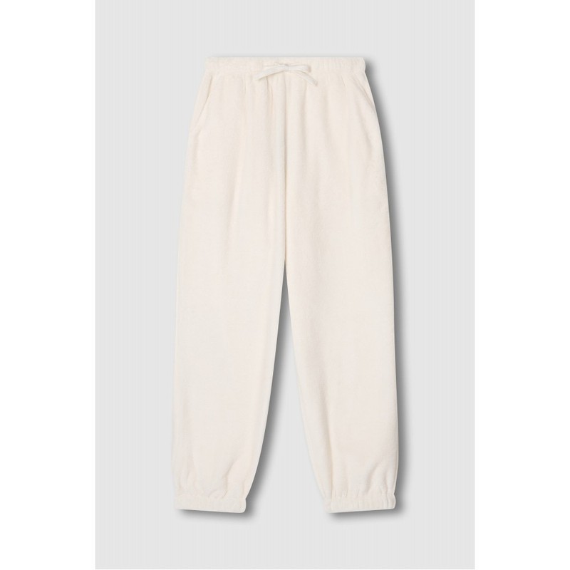 JAJU [JAJU/자주] 여 극세사 조거핏 파자마 팬츠_아이보리 [JAJU] Women's Microfiber
