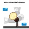 LVWIT 6-Light LED Ceiling Track Lighting Fixtures, Flexibly Rotatable Light