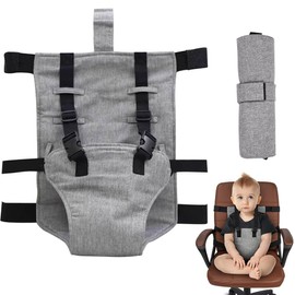SGZIOO Travel High Chair Protective Belt, Portable Seat Belt for Baby, Foldable High Chair Baby Seat Chair Protective Belt, with Adjustable Straps, 6-36 Months, for Travel, Restaurant, Home