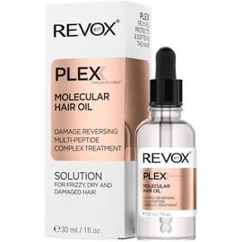 REVOX B77 - Plex Molecular Hair Oil, 30 ml, Aceite Cabello Seco y Dañado, Complejo Multipéptido que Restaura las Fibras Capilares, Nutre y Restaura el Pelo, Antiencrespamiento Cabello