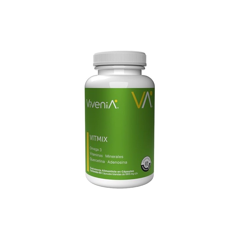 Multivitamínico con Omega 3, Quercetina y Adenosina | Vitaminas A,