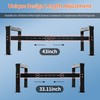 WeCooper Mini Split Ground Stand for 9000-60000BTU, Heavy-Duty Condenser Stand,