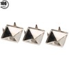 Spike Studs, 100pcs 10MM-15MM DIY Leathercraft Square Pyramid Punk Rivets