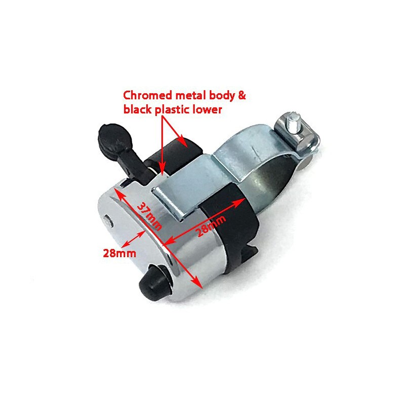 Motorbike Horn & High Low Switch for 1" 25mm Handlebars